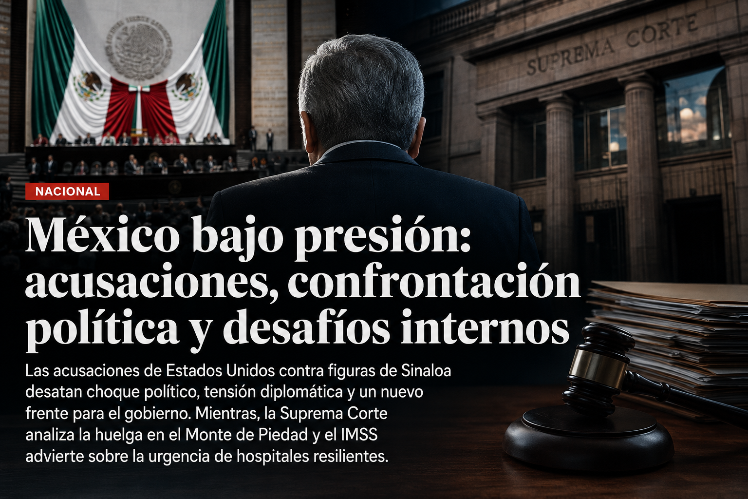 México entra en zona de presión política y diplomática